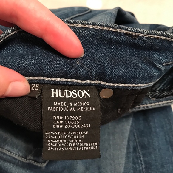 Hudson Bailee baby boot jean light wash flap pockets - Picture 6 of 6